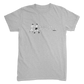 Defector shirt that says “DEFECTOR BOXING CLUB.” Features clip art of boxers.  Grey shirt in ‘unisex’ cut.