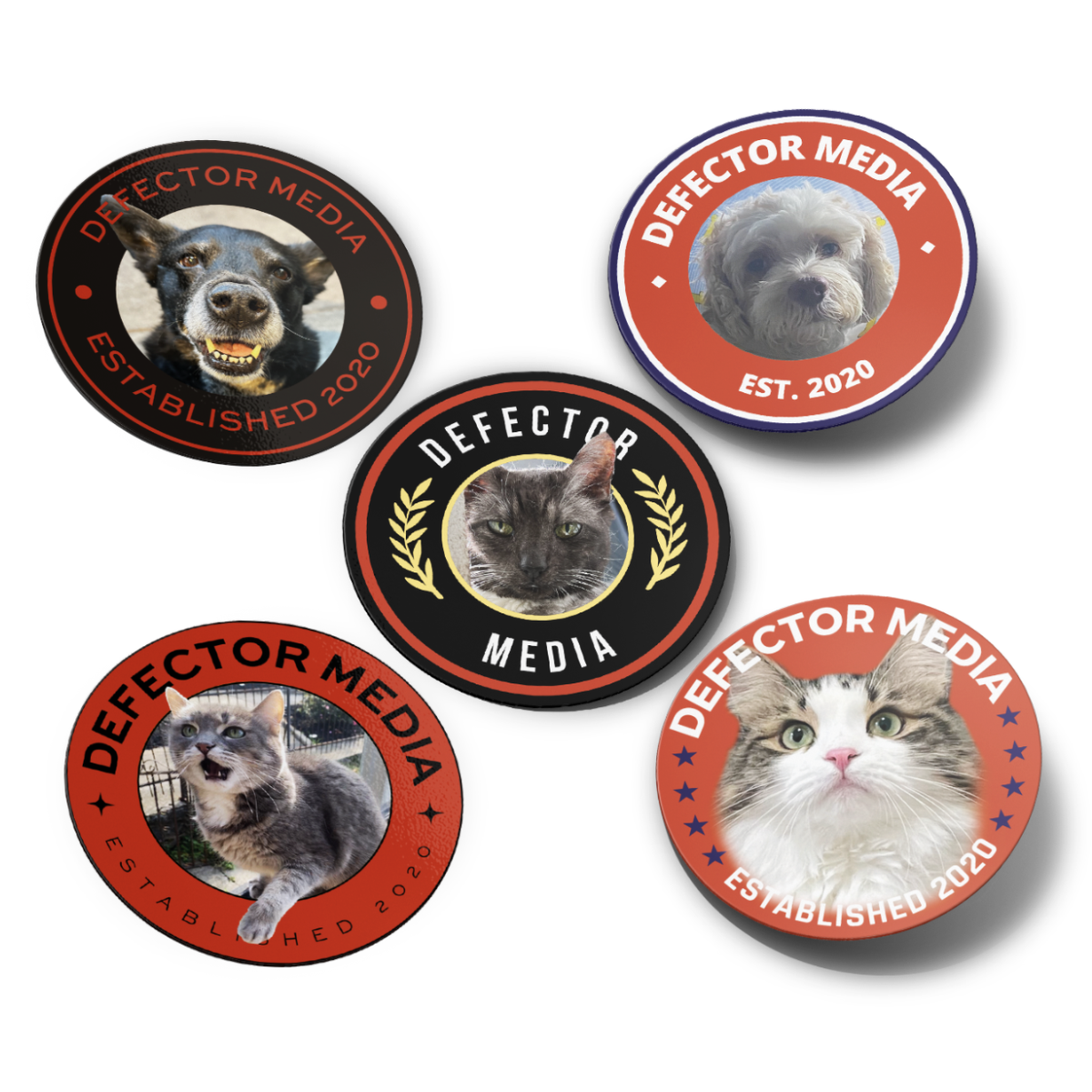 Defector Animal Stickers