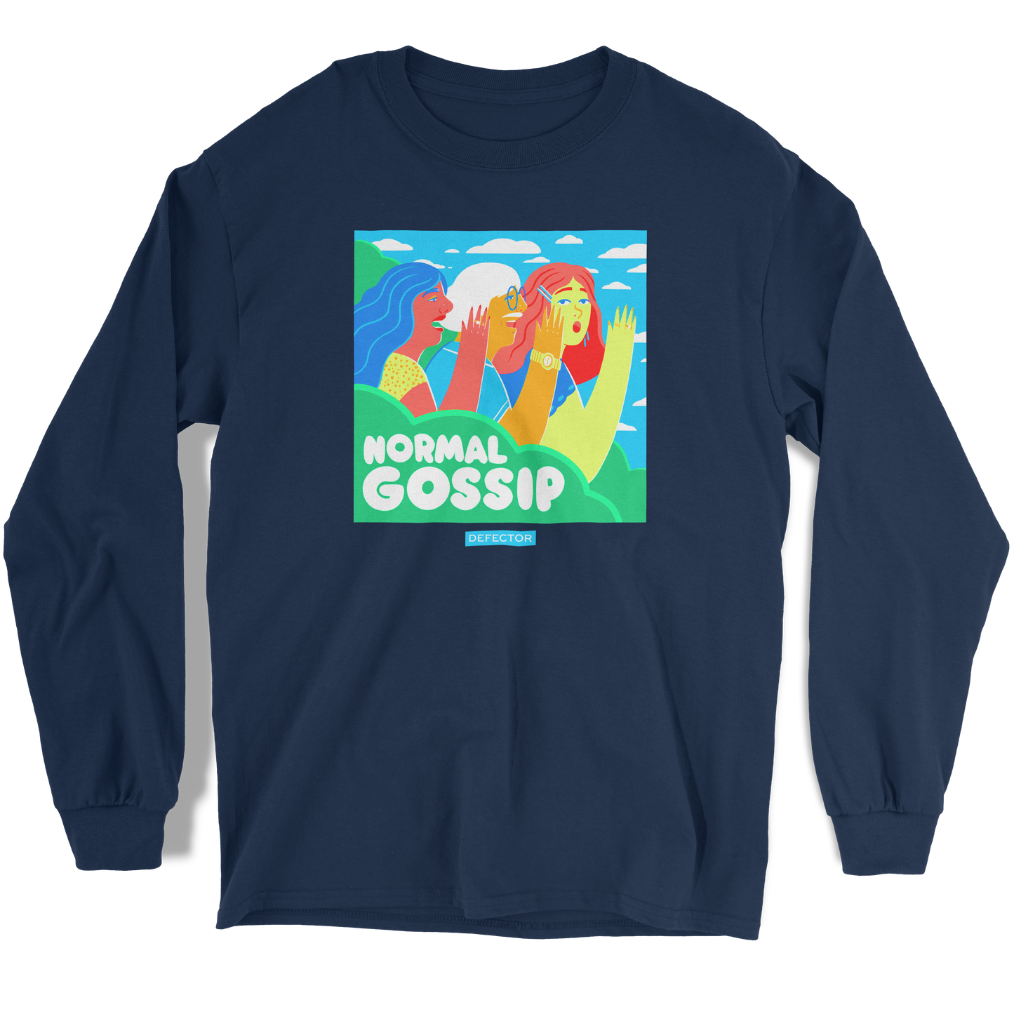 Normal Gossip logo long sleeve tee-shirt